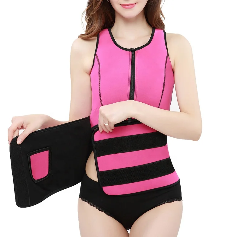 High Quality Body Shaper Neoprene Sauna Vest Slimming Adjustable Sweat Belt for Women Workout Shapewear Waist Trainer