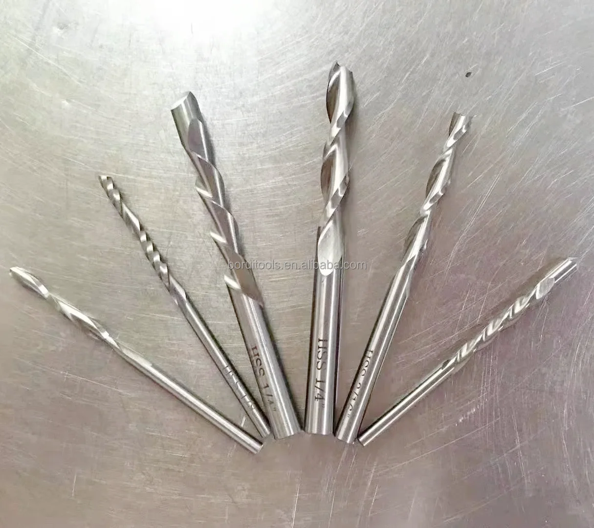 SUBORUI HSS 1/8 1/4 5/32 Guide point Tip Steel Guide Point X-bits Drywall Cutting Router Cut Out Drill Bits For drywall