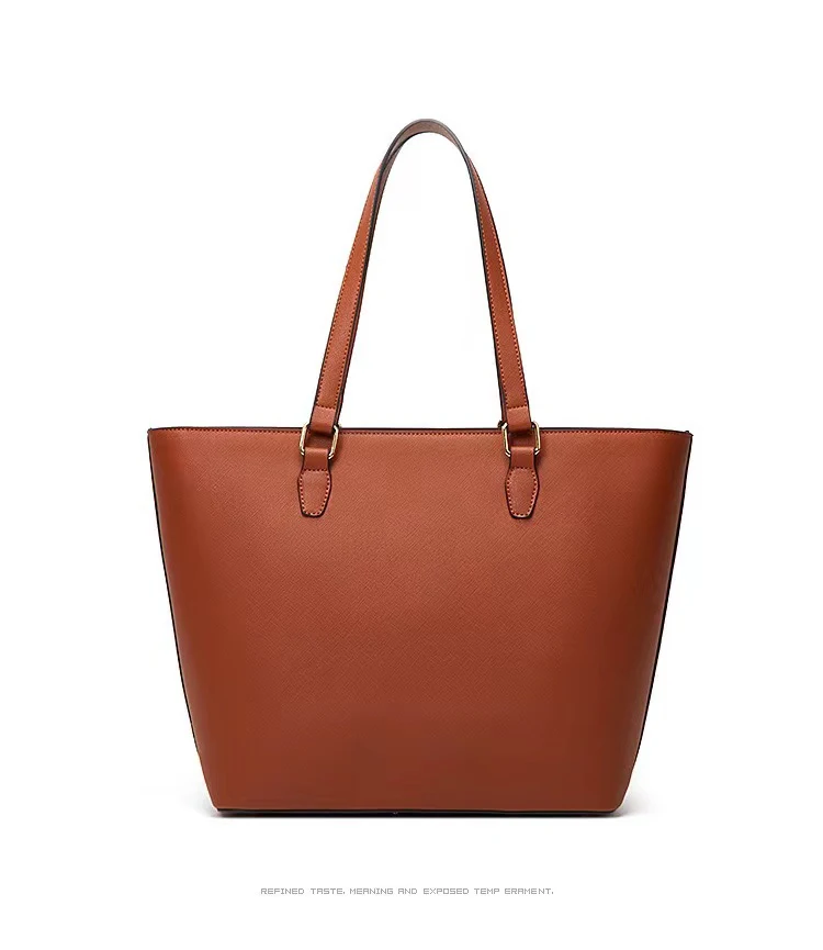 PU material women single shoulder slant backpack handbag set popular in the United States and Canada