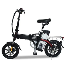 hot sale foldable mountain motorbike 14inch electric bicycle e bike hot sale full suspension folding e bike