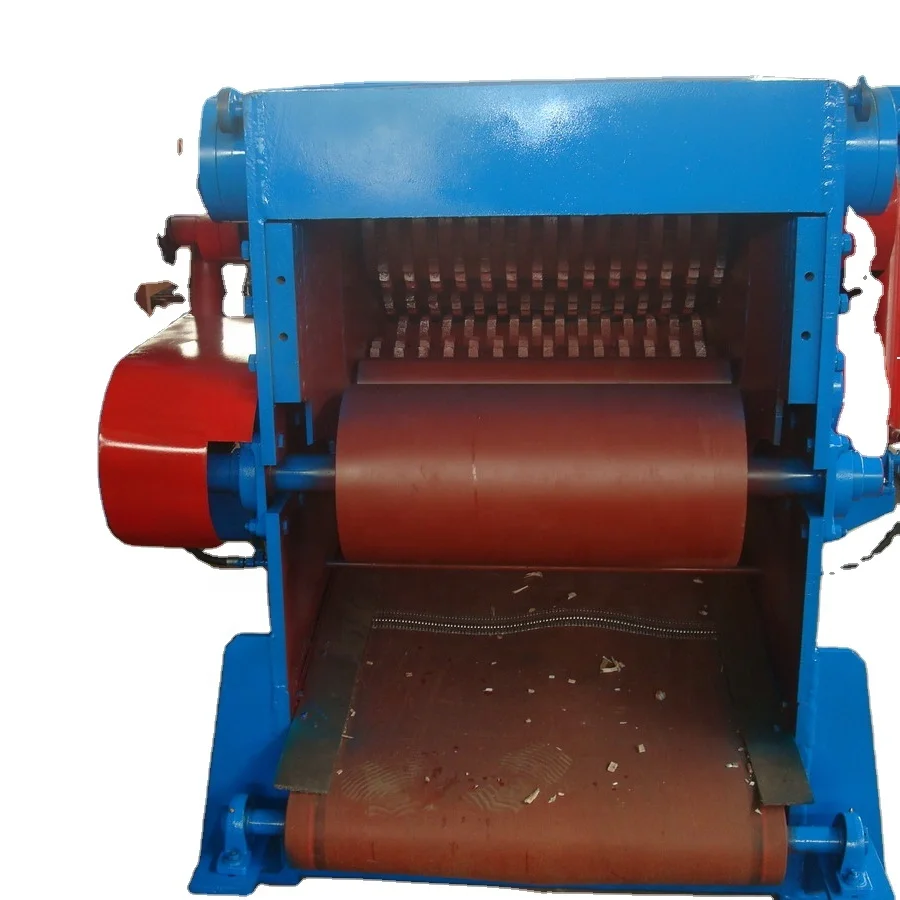 2021 hot selling wood log branch chipping machine / wood drum chipper machine
