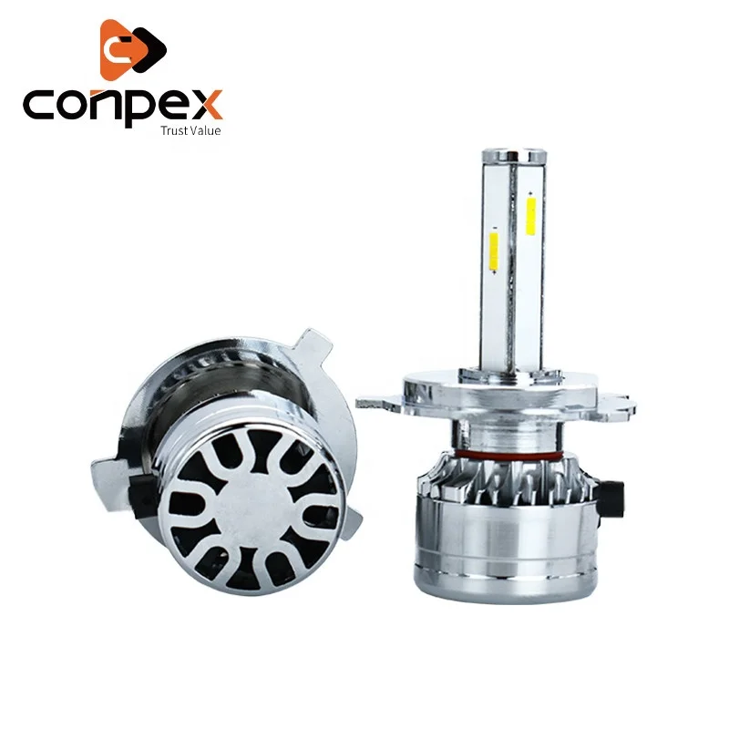 Conpex M4 H4 Car Headlight Flood 4side  CSP Chips Led Headlight Bulb Faro Led Canbus 12V Led Motorcycle Auto Headlamp