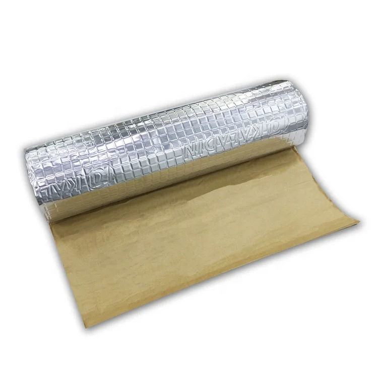 Sound Absorbing Kaladin C2 Butyl Rubber with Aluminum Foil Soundproof Damping Roll Acoustic Panel