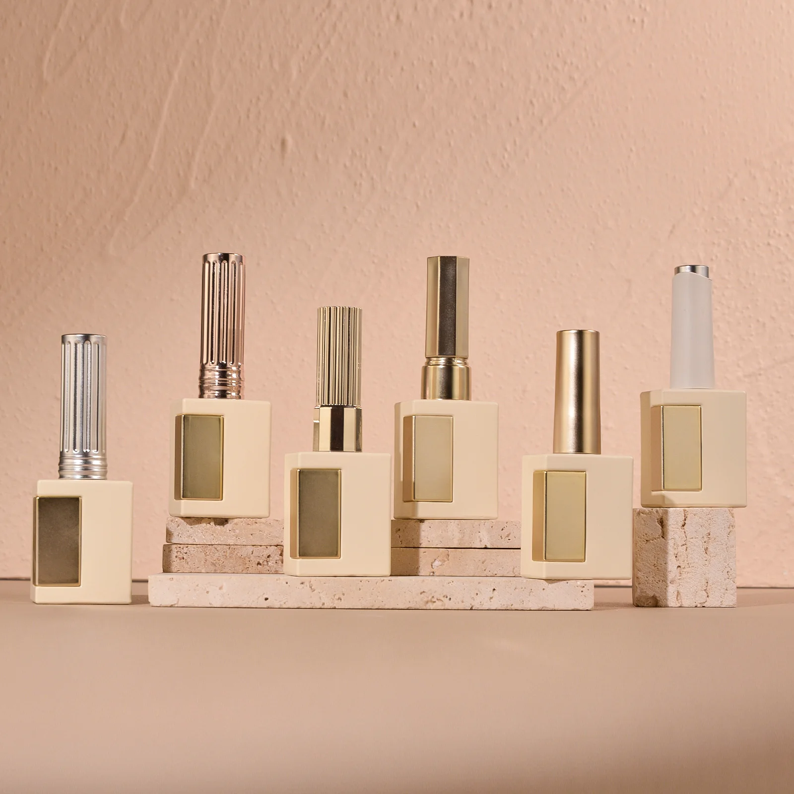 New Empty Blooming Gel Glass Bottle Uv Top Coat Glitter Nail Polish Uv Gel Color Coat Cat Eye Gel Polish Varnish Bottle With Cap