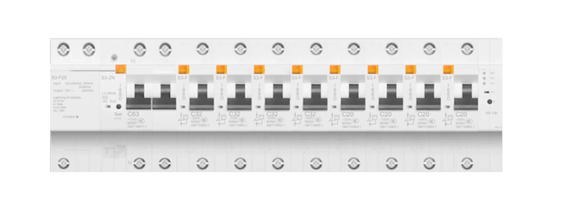 LoRaWAN электромотор lora technology 1P 2P 3P 4P умный автоматический выключатель с функцией измерения утечки заземления