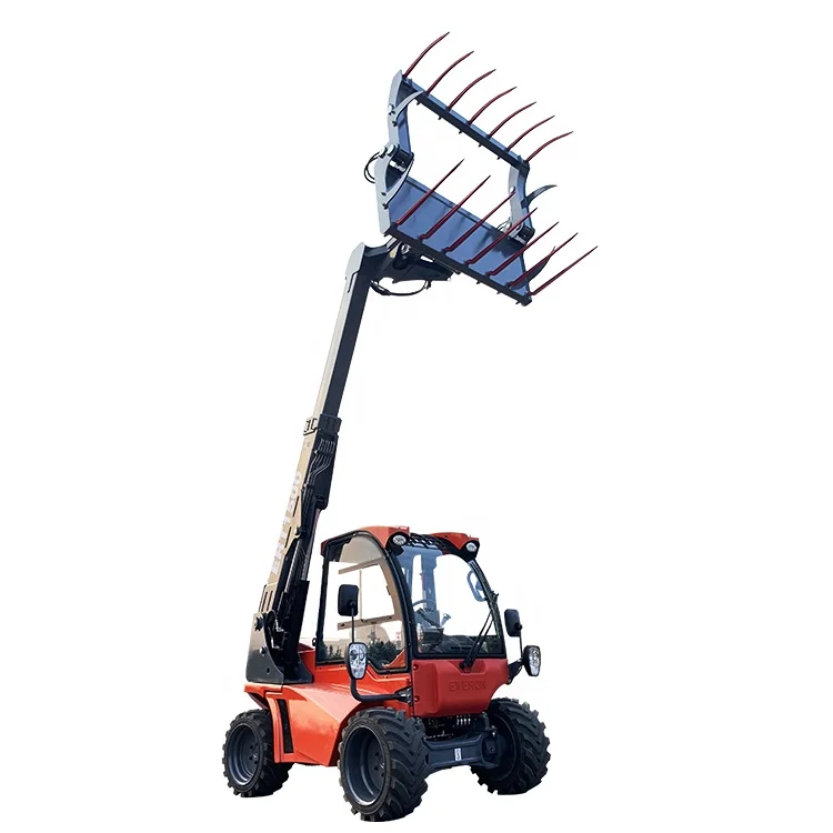 Everun ERT1500 4x4 Wheels Telescopic Forklift Rough Terrain Medium Telehandler with 1350Kgs Capacity