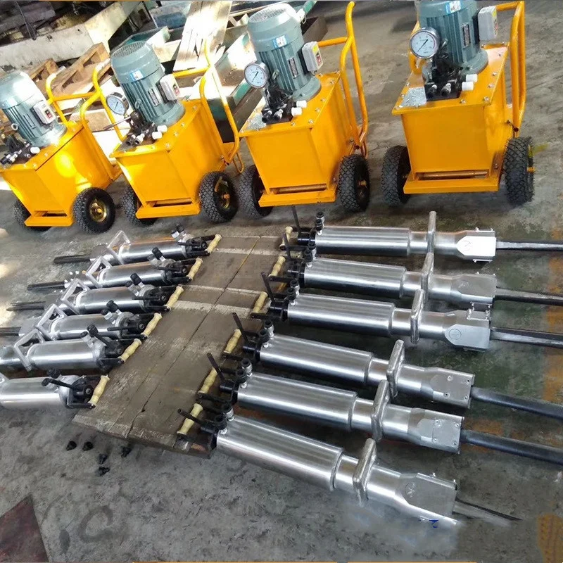 Electric Hydraulic Rock Splitter Concrete Stone Splitting Machine for sale