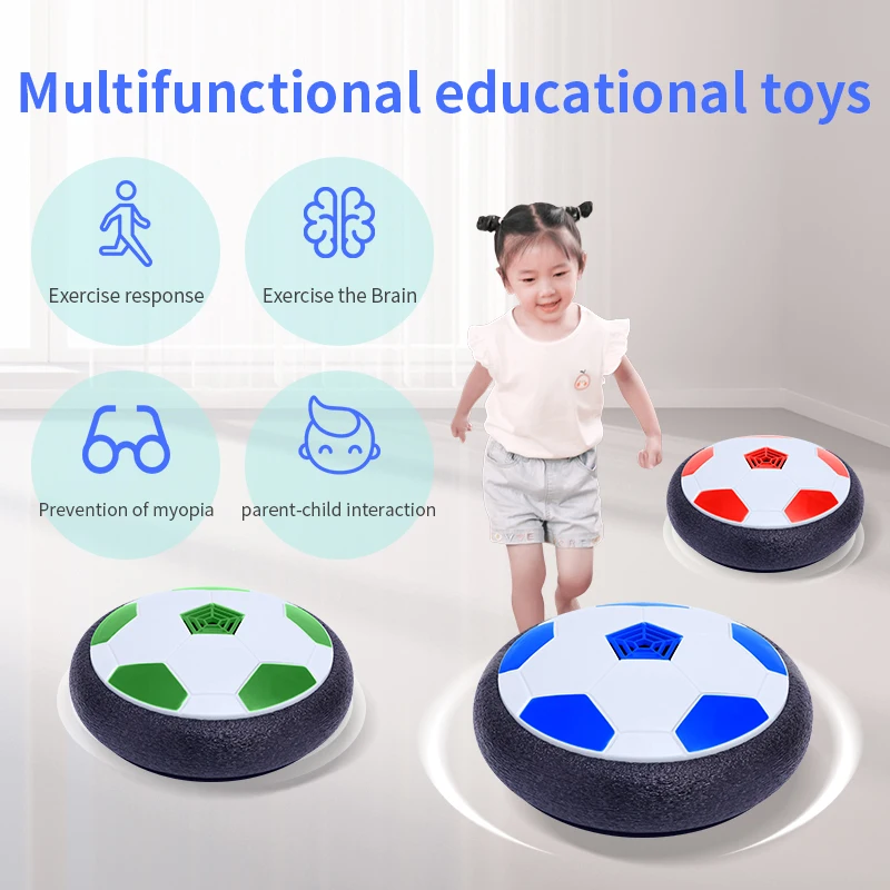 Wholesale kids toys hover soccer ball usb rechargeable hover football Led Light Football Toy For Children