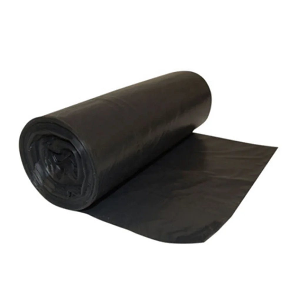 Sinbom brand wholesale large black hdpe ldpe plastic packing  bin pouch trash garbage bags