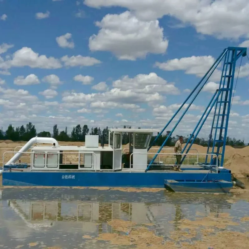 150 m³ Capacity River Sand Dredging Dredger 10 inch Mini  Sand Pump Dredger With 20M Suction Depth