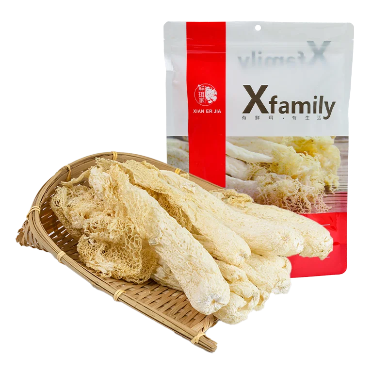 Factory Direct Wholesale Dried Dictyophora Plant Dictyophora eggs Dried Mushroom Customized Dried Bamboo fungus