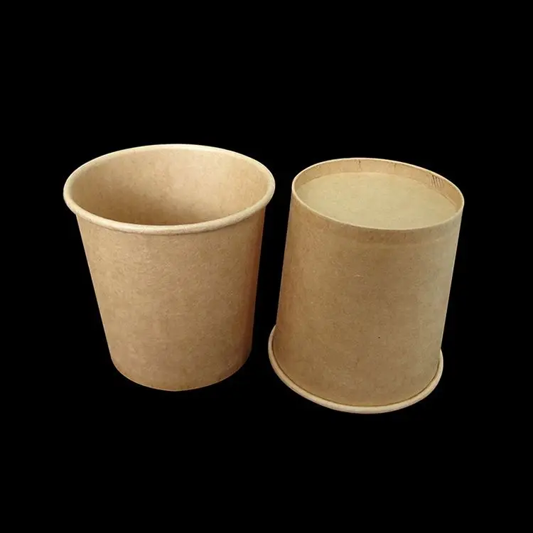 
Compostable Bio Degradable Printed Paper Ice Cream Cup Wholesale Ice Cream Paper Bowl With Lids 