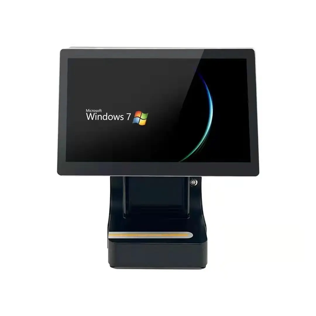 China 15.6 inch retail pos system restaurant equipment pos terminal touch screen for supermarket with Printer  For Retail