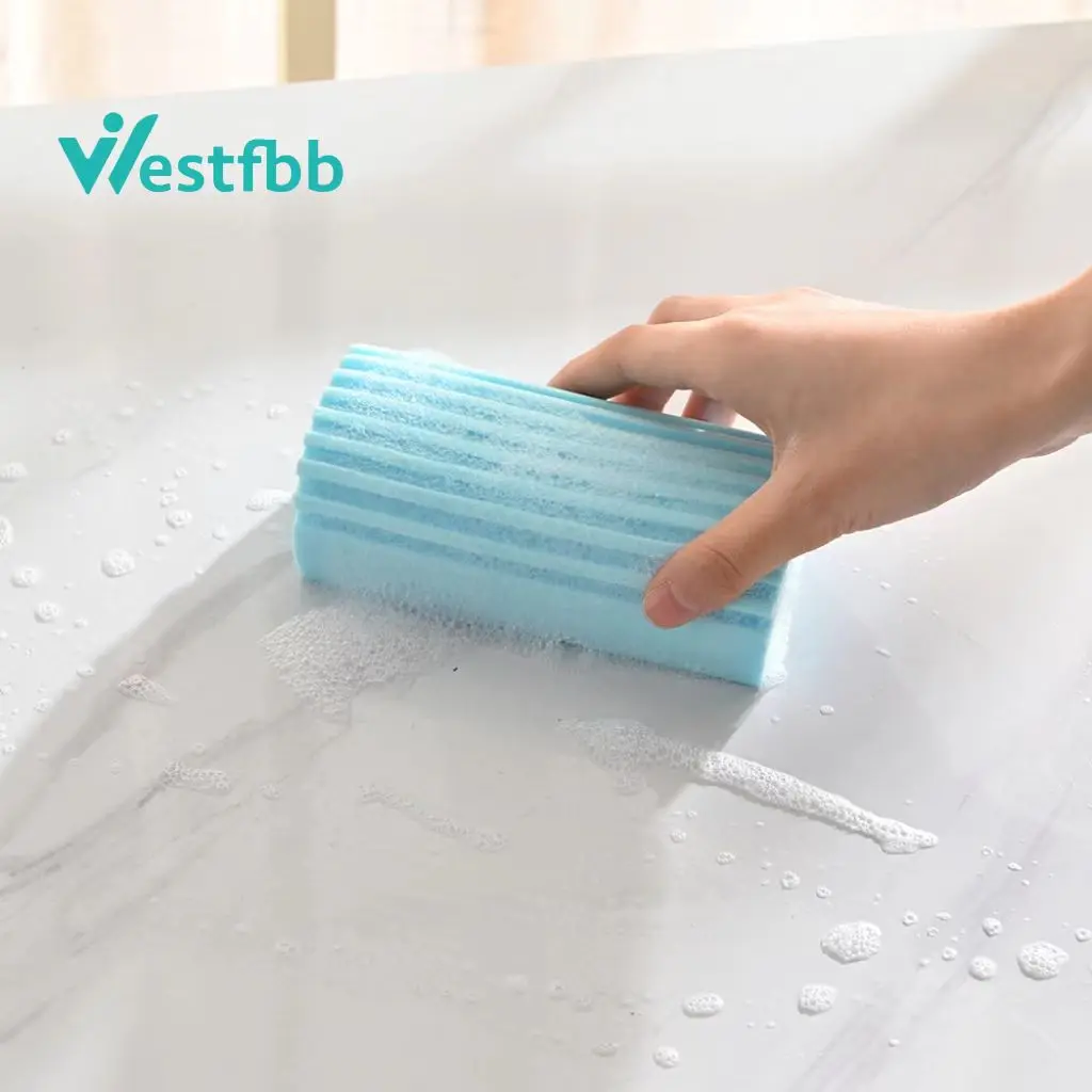 Customized kitchen sponge car wash cleaning sponge anti-scratch PVA scrub pad window gap cleaning dust removal sponge