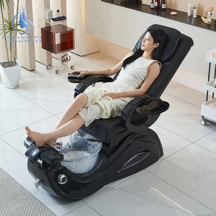 Luxury Nail Salon Manicure Foot bathing Station multifunction pedicure spa chair