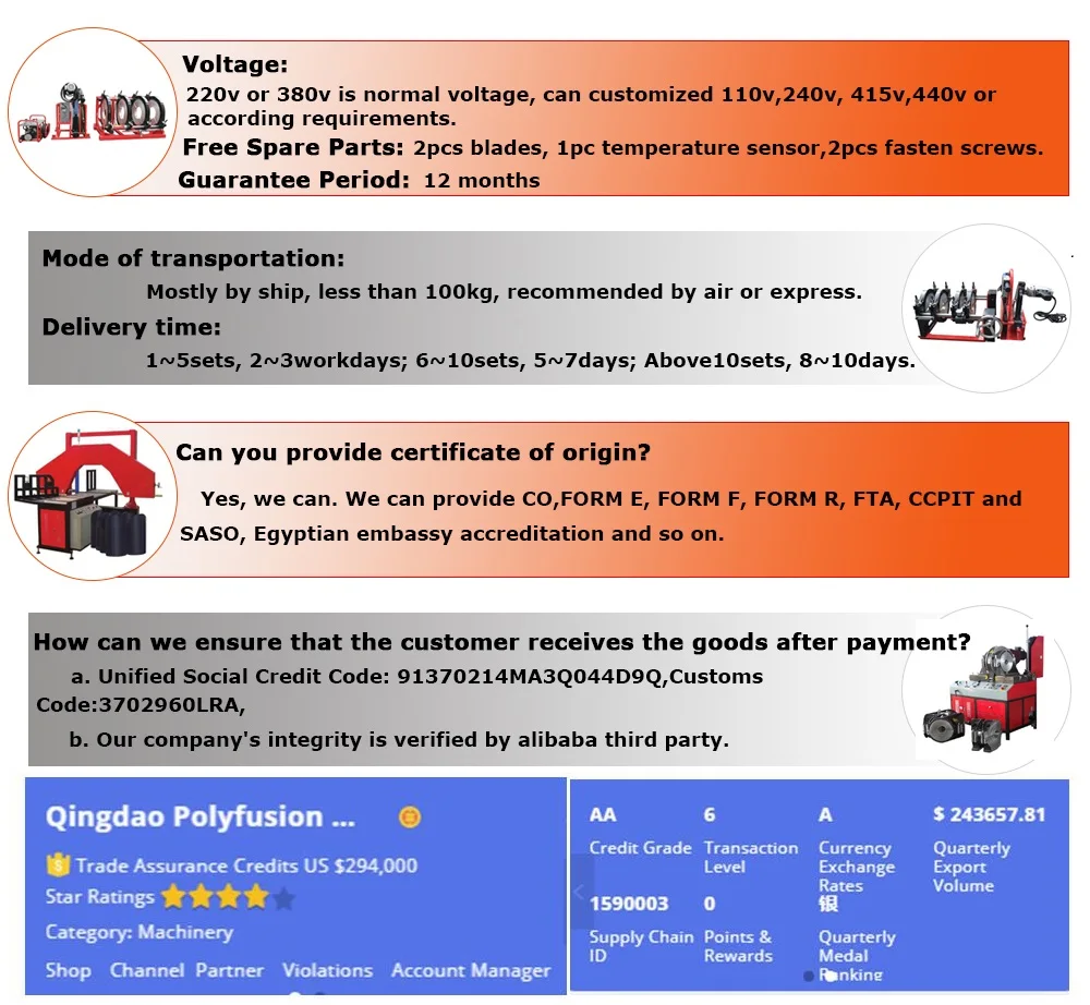 20-500mm HDPE Electrofusion Machine for sale