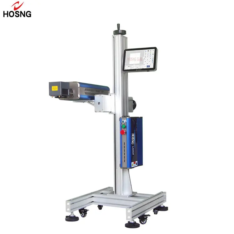 Flying Laser Marking Machine 60w CO2 Laser Marking Machine Laser Marking Machine Metal