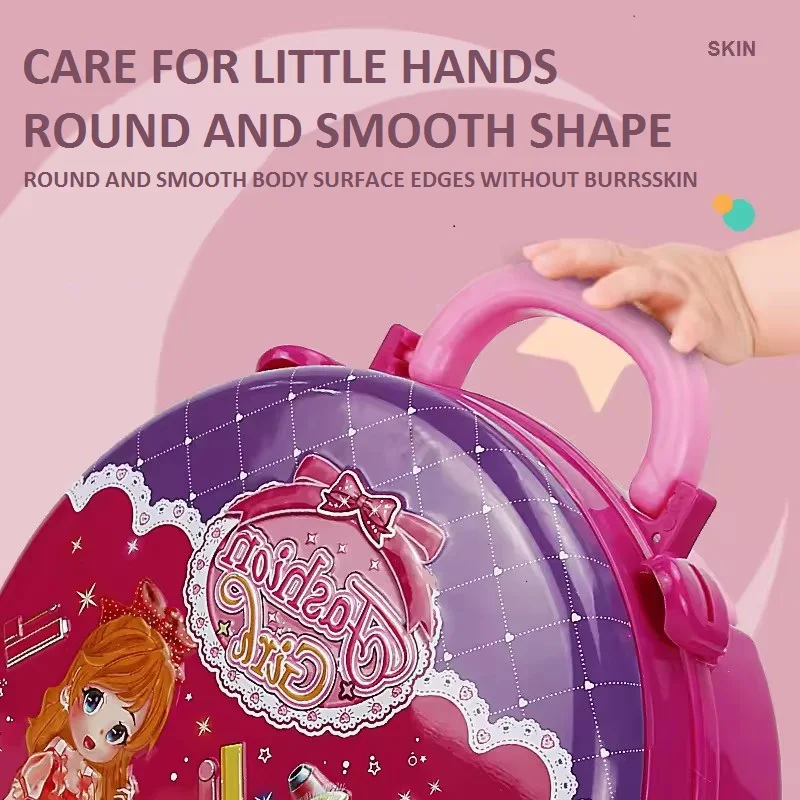 Newest Hot Selling Children Pretend Play Beauty Dressing Dress-up Cosmetics Kit Girl Makeup,Kids Makeup,Make Up Table For Kids