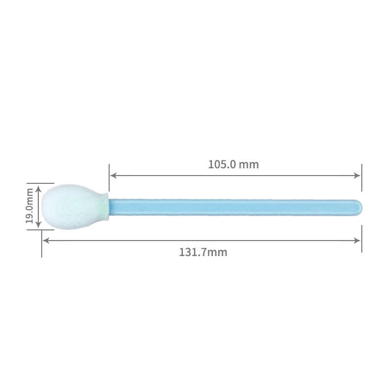 Inkjet Printer Printhead Round Sponge Foam Tip Cleaning Cleanroom Swab