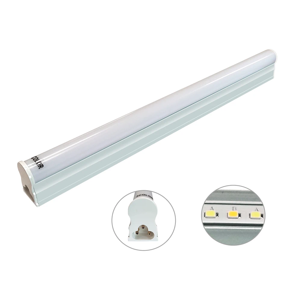 1ft 2ft 3ft 4ft 4W 9W 14W 18W AC220V 3 CCT tunable led light linkable t5 integrated led tubes light