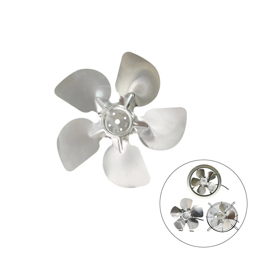 Kiron 300mm Sucking Or Blowing Aluminum Fan Blade For Shaded Pole Refrigeration Condenser And Evaporator Motor