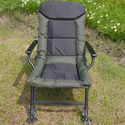 High quality outdoor  carp fishing folding chair adjustable chair with cushion