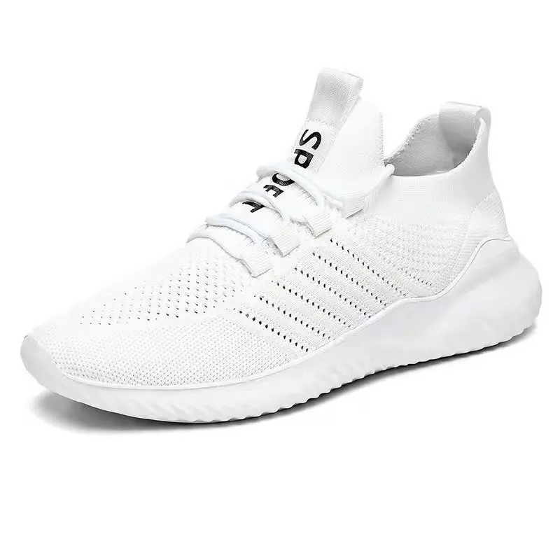 cheap school non slip white light weight  sneakers for men high korea men-casual-shoes