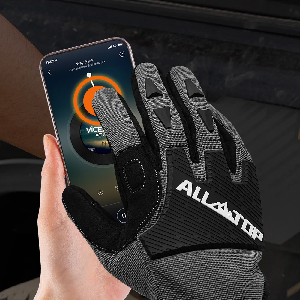 China Factory Customization New Design Full Finger Motorcycle Racing Motocross Racing Gloves