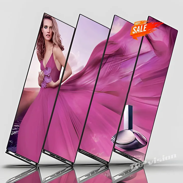 Topvision Pantalla Interior Backlight Frame 2meter Slim Light Box Frame Advertising Led Poster Display Screen