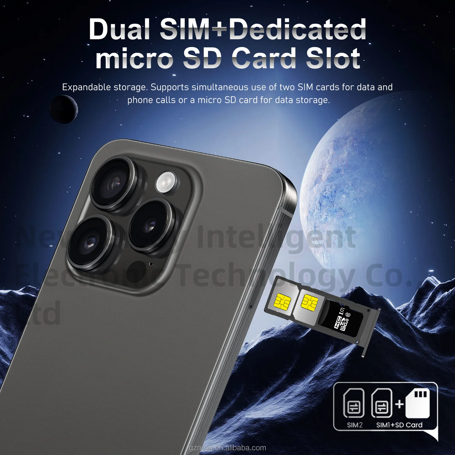 HX-Cellphone 0riginal i16 ProMax 16gb+1tb Smartphone 7.3inch Unlocked Dual Card 5g Phones Android 14.0 Mobile Phones