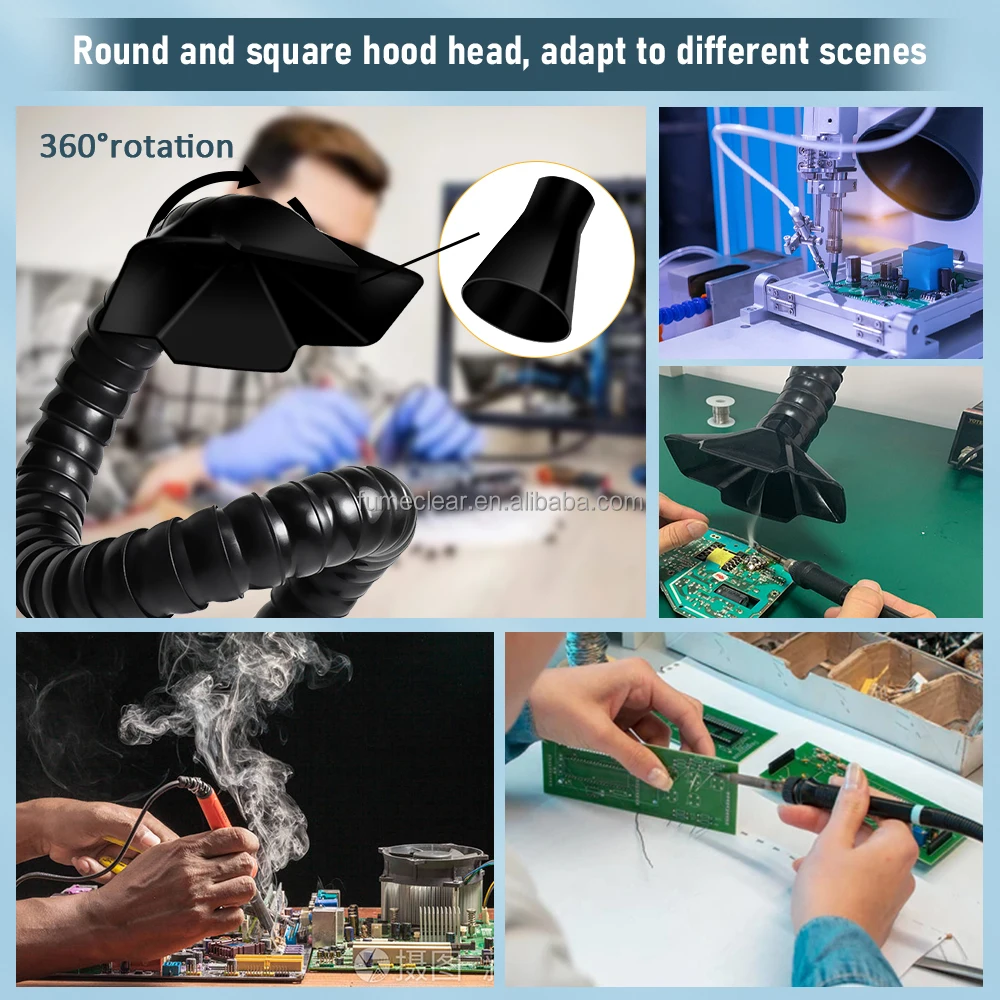 FUMECLEAR FC-150 Solder Fume Extractor Smoke Absorber - FUMECLEAR Smoke Ventilation Filter for Soldering