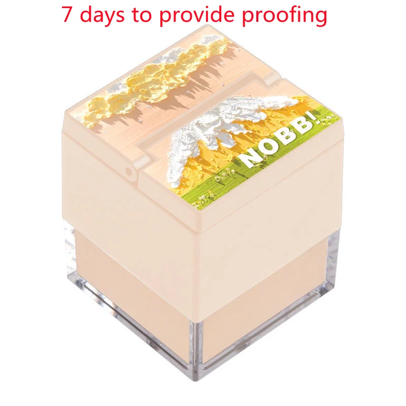 NOBB private label oil control lasting and sweat-proof concealer oil painting small sugar cube oil painting small loose powder