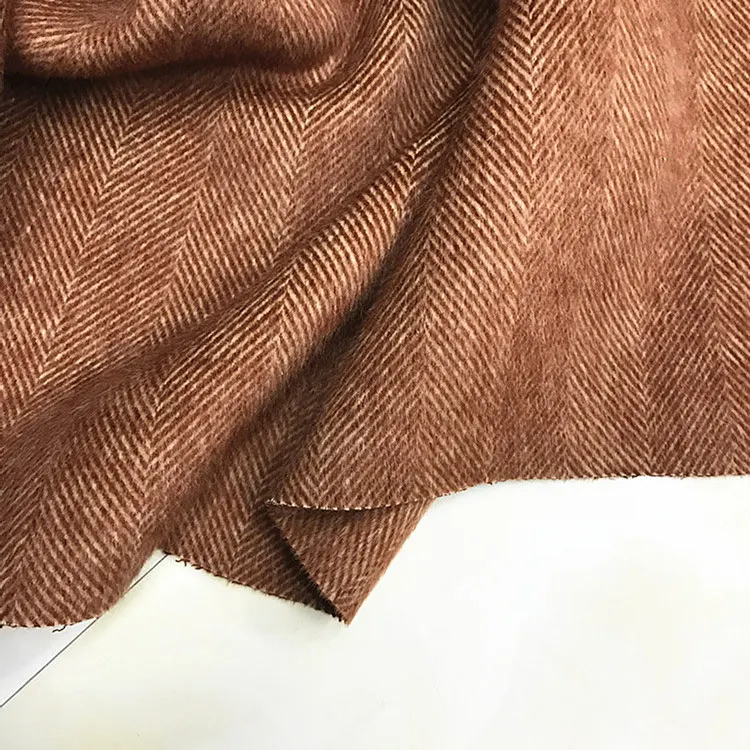 Прямые продажи с фабрики 20% Альпака елочка из склада шерстяная ткань для одежды