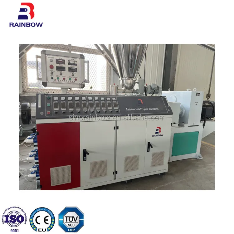 SJSZ Series 51/105 65/132 80/156  Plastic Conical Twin Double Screw Extruder