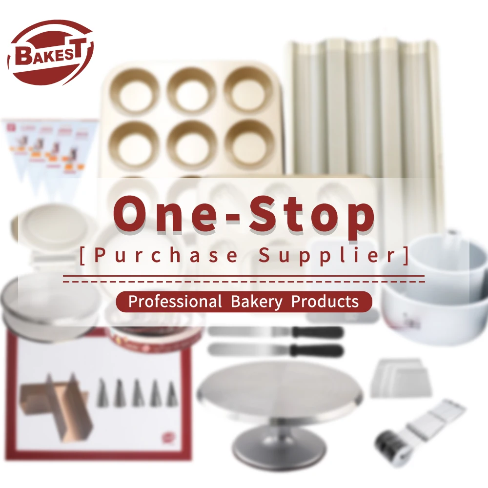 Bakest Custom High Mousse Ring Mould Set Seamless Stainless Steel Metal Personssional Kitchen For Round Cheese Cake Shaped Molds