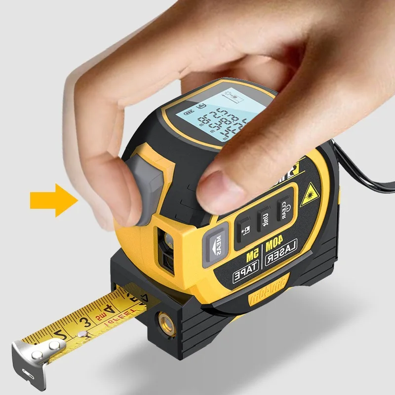 3 In 1 High Precision Digital Electronic Measuring Tape Meter Laser Tape Measure Laser Level