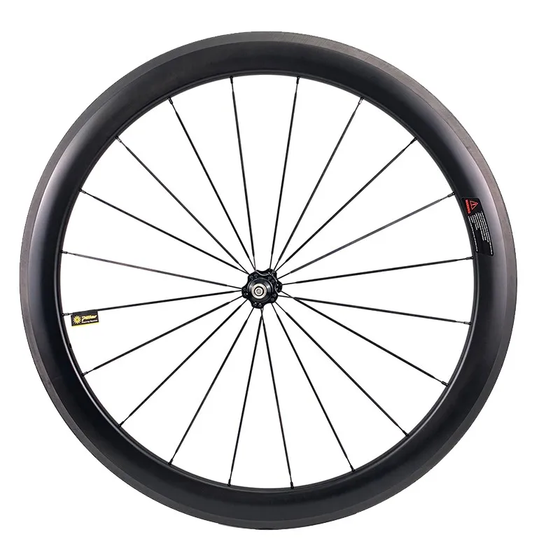 Chinese carbon fiber rim 50mm depth 700c cycling clincher carbon wheels