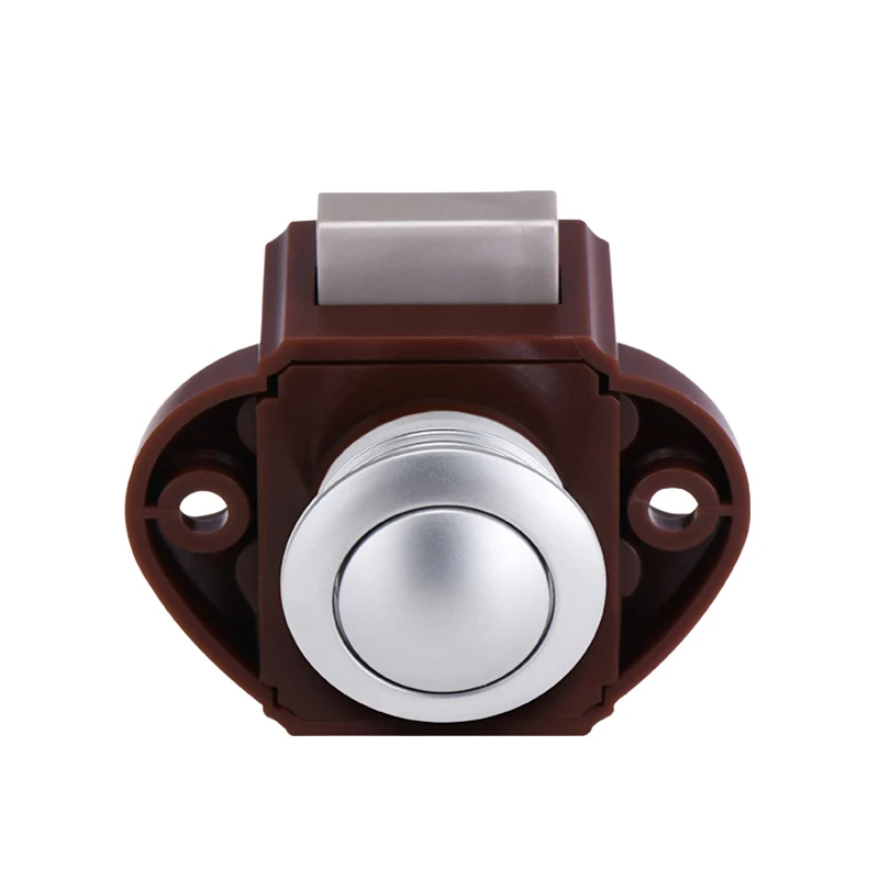 Caravan RV motorhome cabinet  mini push button catch