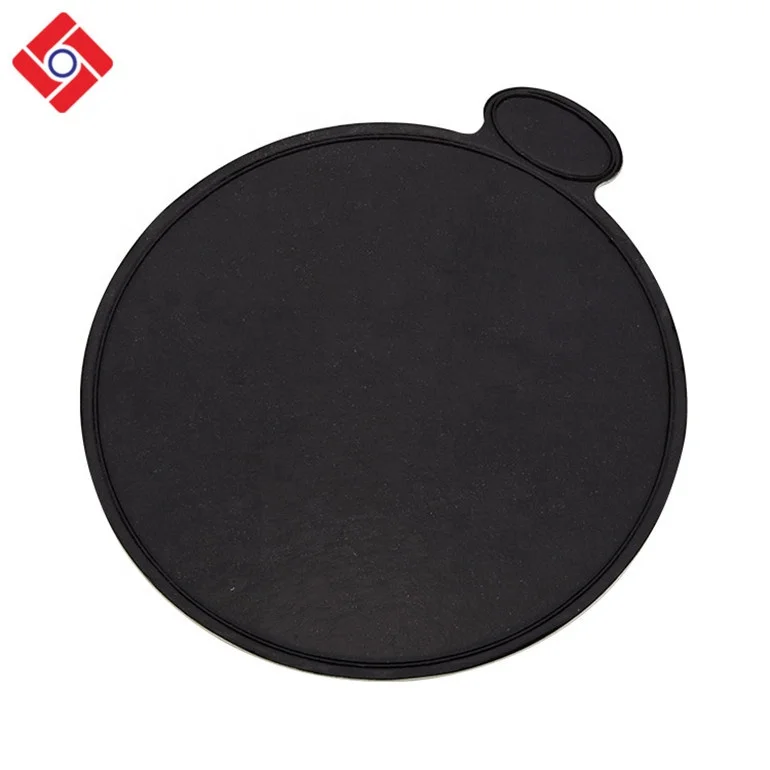 Customized Black Round Plastic Mini Cake Drum Boards