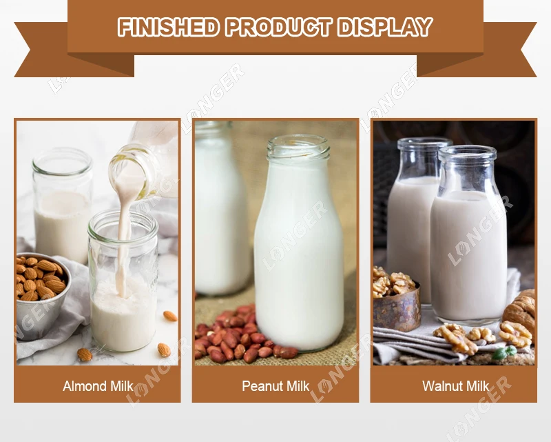 Gelgoog Almond Milk Maker Plant Commercial Nut Milk Maker Automatic