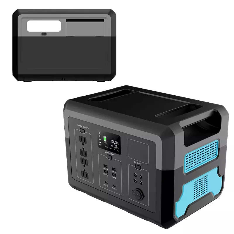 Портативная интеллектуальная электростанция Tuya Iec 1500 Вт, 400000 Вт-ч, Аккумулятор Lifepo4, аварийный источник питания, инвертор, генераторы, Канада