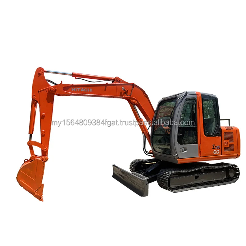 Недорогой Гусеничный мини-экскаватор Hitachi Zaxis 60 7 тонн гусеничный японский PC70 ZX70 307