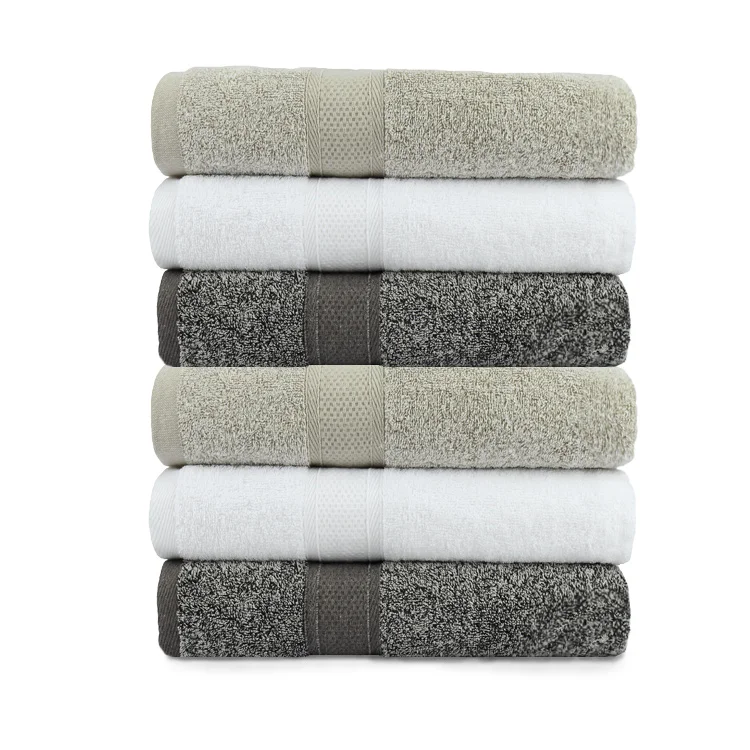 100% Organic Bath Towels 76*142 Terry Hotel Bath Towel Cotton Wholesale Bath Towels