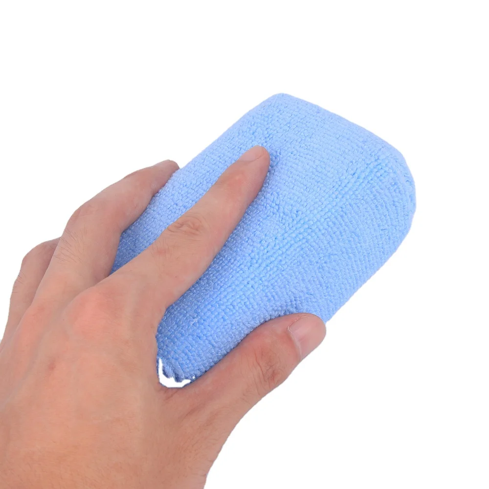 Non - scratch sponge scourer car cleaning sponge microfiber car wash sponge