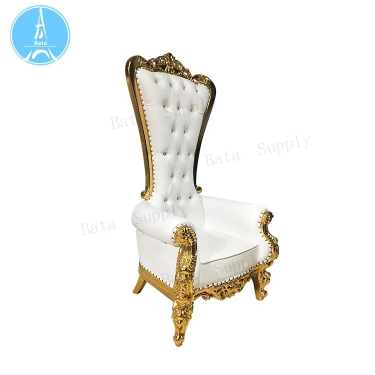 
Bride and Groom Wedding Sofa High Back Royal Furniture King Throne Chair 