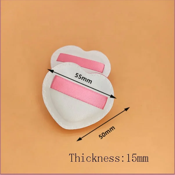 Wholesale Beauty Care Love Shape Makeup Puff Travel Portable Foundation Cream Soft Puff with Box Package