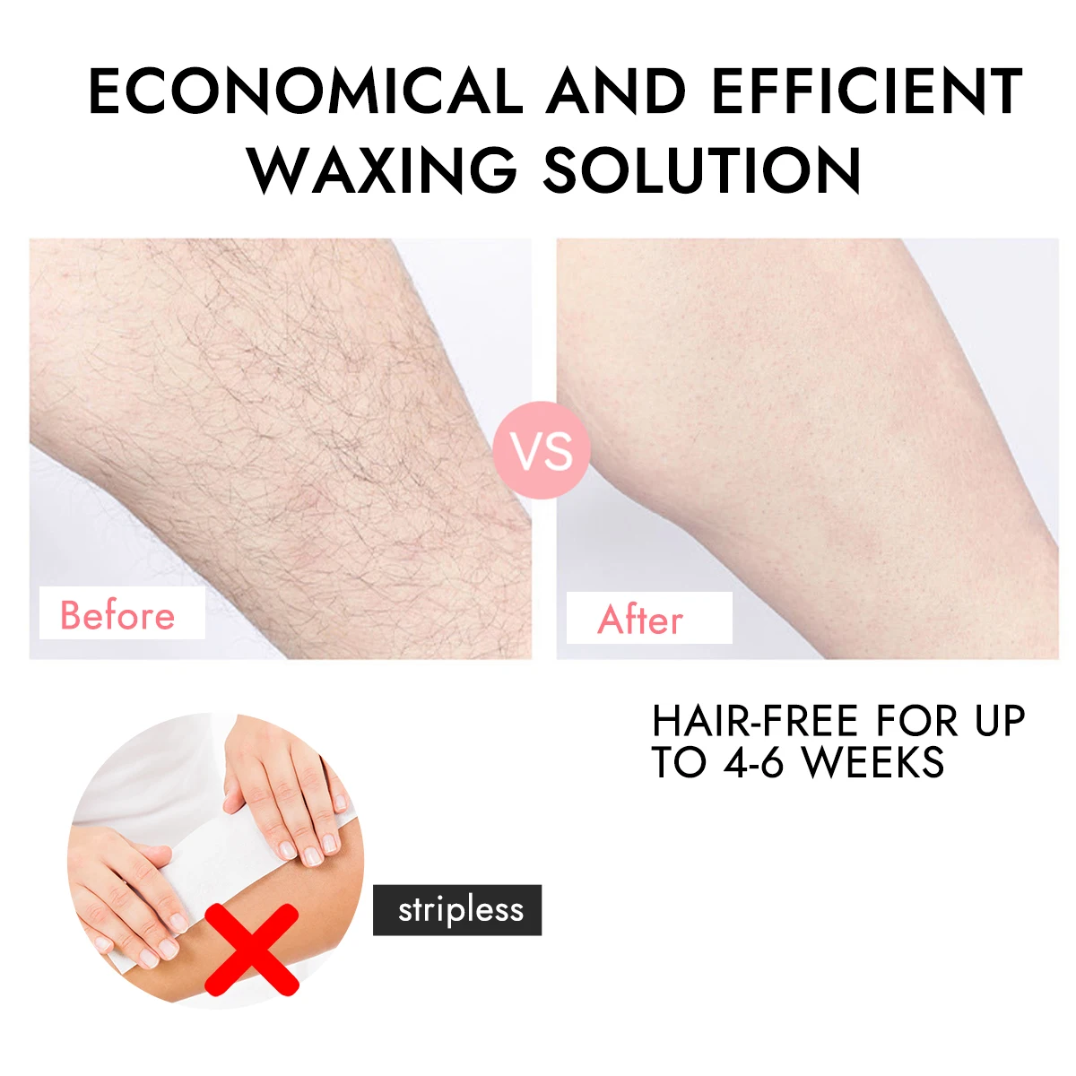 Waxkiss 100g Painless Hair Removal Hard Wax Bean Customize Lavender Rose Depilatory Love Heart Wax Beads For Salon