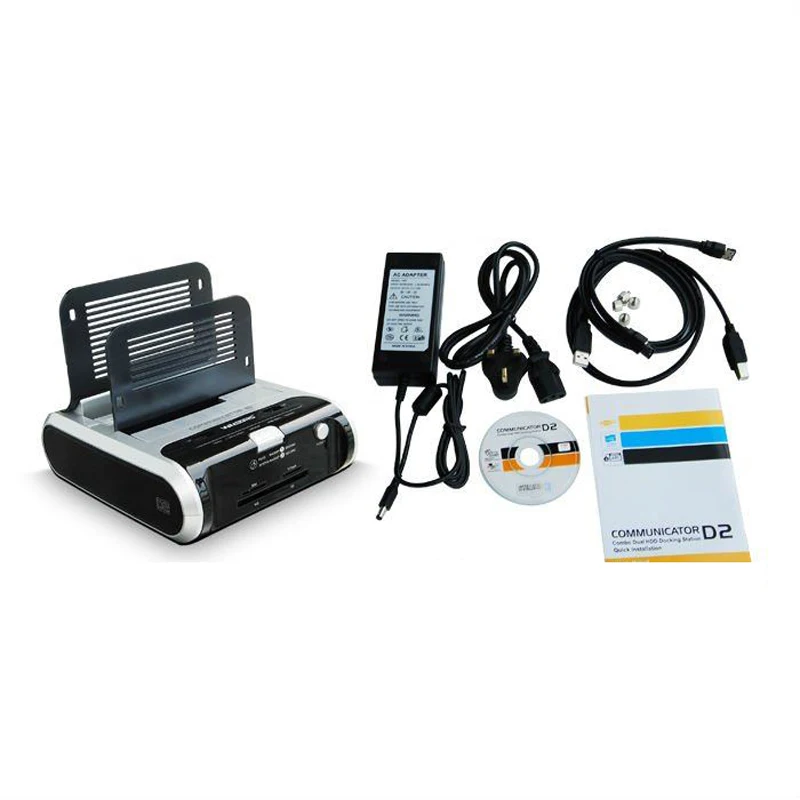 Беспроводной двойной док-станция для HDD, usb2.0 беспроводная док-станция, мышь или совместимое устройство