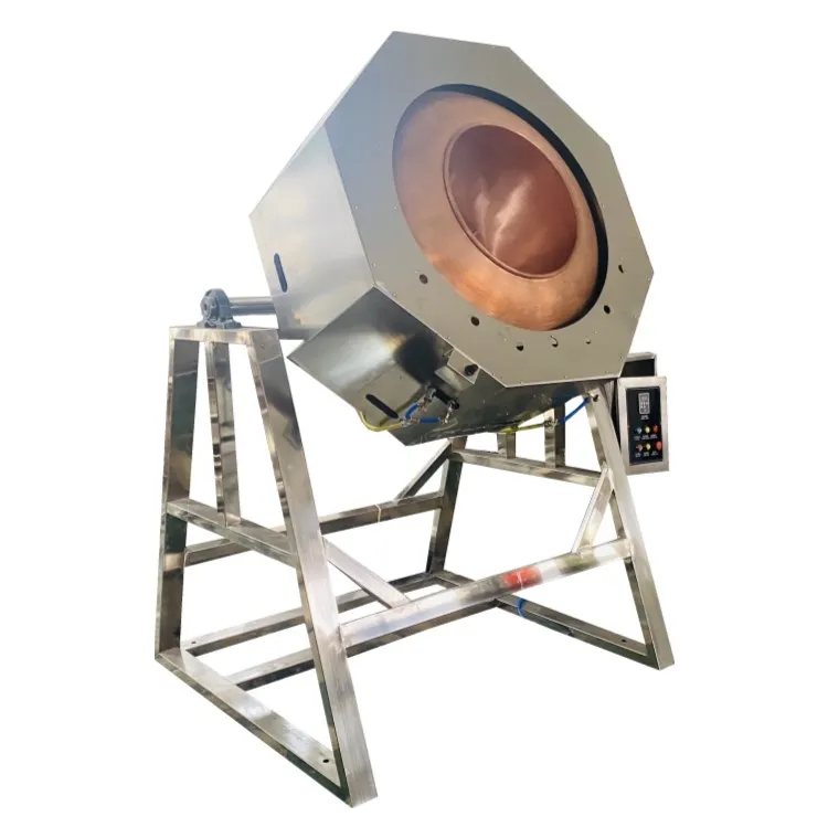 commercial industrial pourable dumping tilting tablet sugar coating pan machine