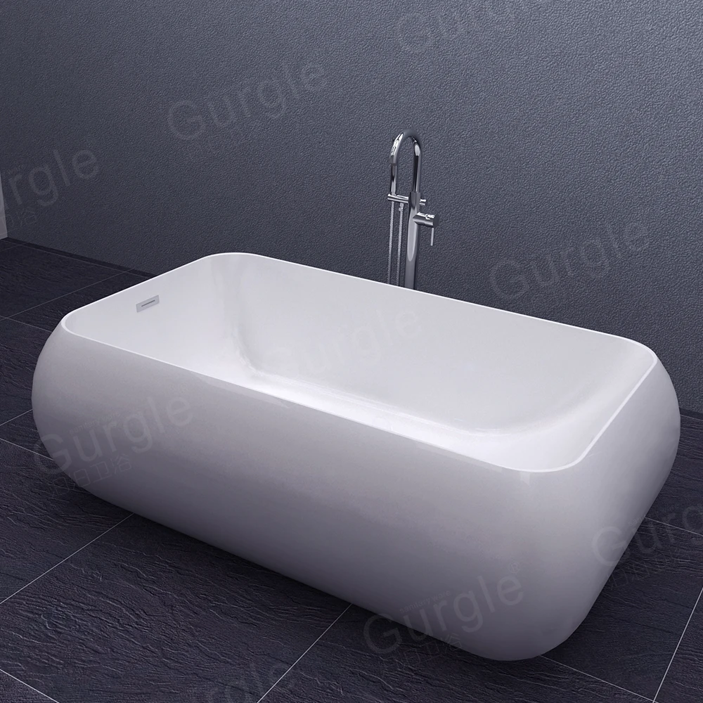 Spa Bathtub Whirlpool Jetted Bath Acrylic Bathtubs with Massage New Design 2 Person Indoor Modern Hydromassage Bathtub Drainer